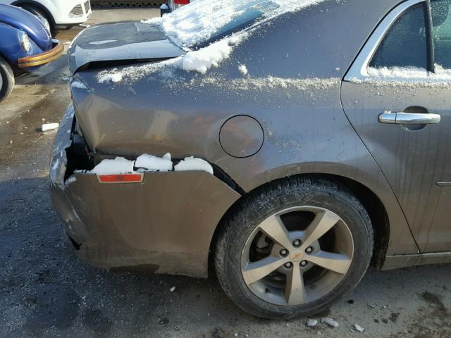 1G1ZC5E05CF121508 - 2012 CHEVROLET MALIBU 1LT 棕色 照片 9