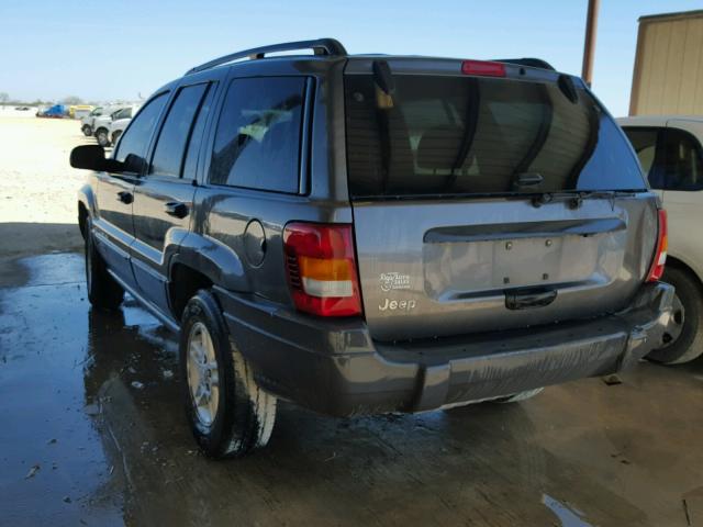 1J4GX48S74C126460 - 2004 JEEP GRAND CHER GRAY photo 3