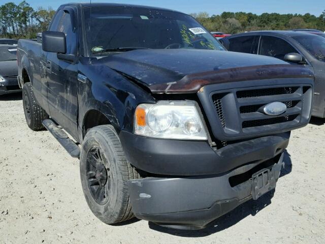 1FTRF12268KD81363 - 2008 FORD F150 BLACK photo 1