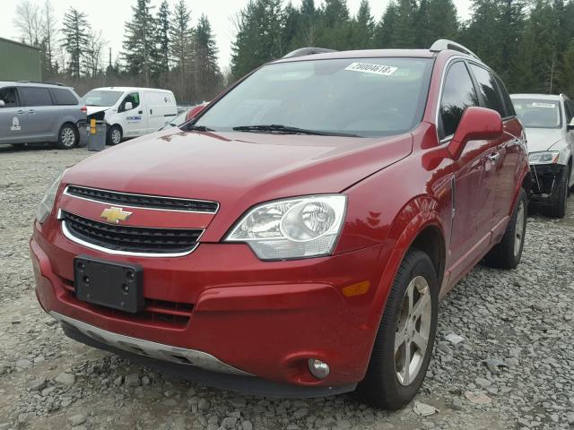 3GNFL4E57CS530547 - 2012 CHEVROLET CAPTIVA SP RED photo 2