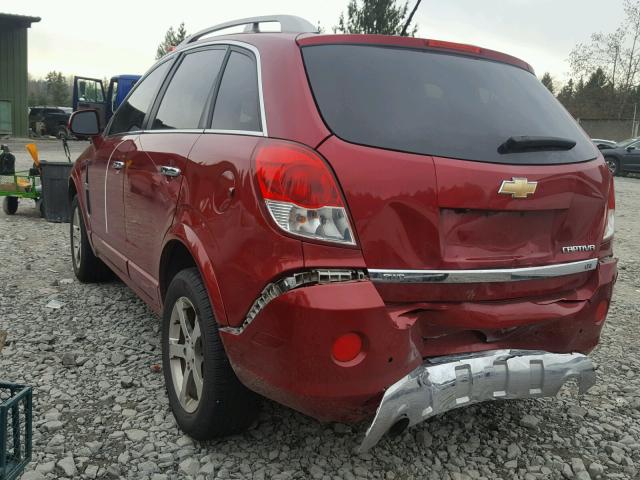 3GNFL4E57CS530547 - 2012 CHEVROLET CAPTIVA SP RED photo 3