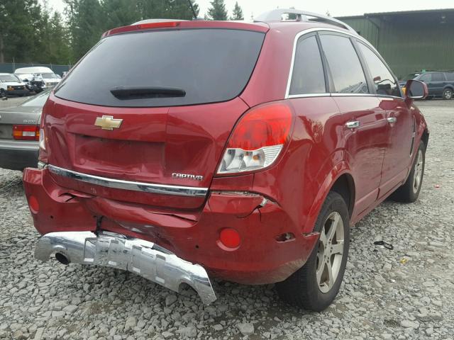 3GNFL4E57CS530547 - 2012 CHEVROLET CAPTIVA SP RED photo 4