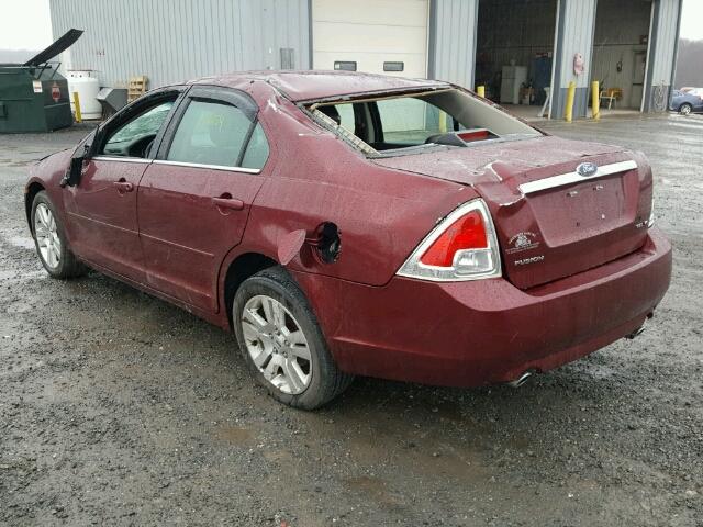 3FAHP08156R243295 - 2006 FORD FUSION SEL RED photo 3