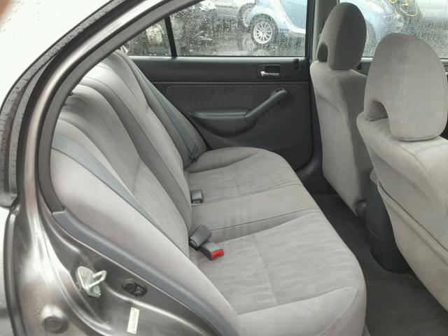 2HGES26704H504809 - 2004 HONDA CIVIC EX ნაცრისფერი ფოტო 6