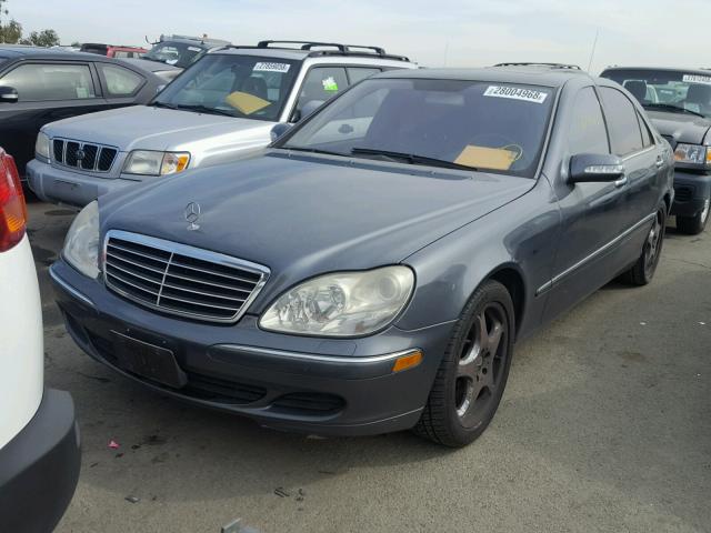 WDBNG70J85A453818 - 2005 MERCEDES-BENZ S 430 CHARCOAL photo 2