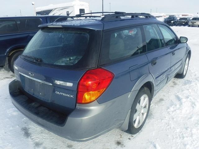 4S4BP61C567331586 - 2006 SUBARU LEGACY OUT BLUE photo 4