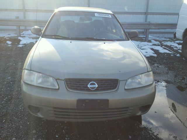 3N1CB51D53L714495 - 2003 NISSAN SENTRA XE BEIGE photo 9