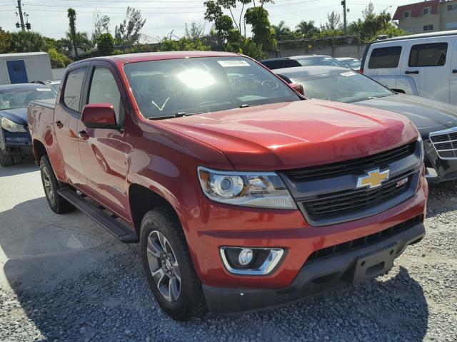 1GCGSCE31F1228668 - 2015 CHEVROLET COLORADO Z MAROON photo 1