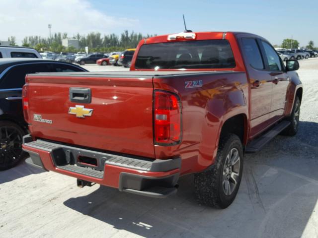 1GCGSCE31F1228668 - 2015 CHEVROLET COLORADO Z MAROON photo 4