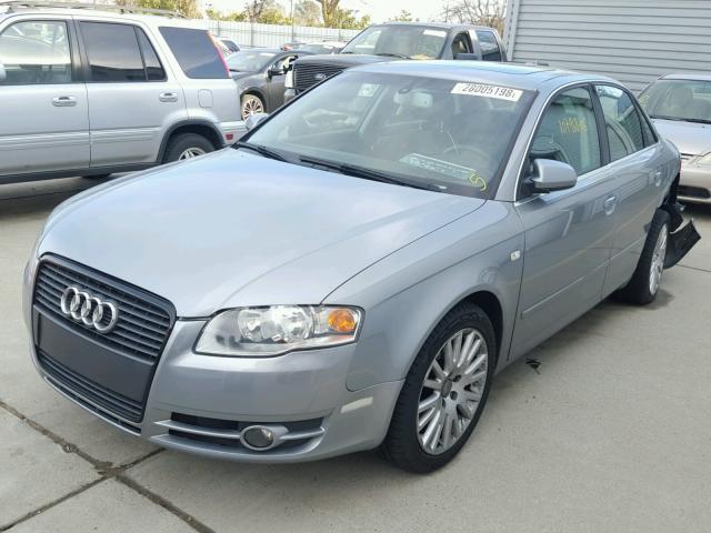 WAUDF78E36A197674 - 2006 AUDI A4 2.0T QU GRAY photo 2