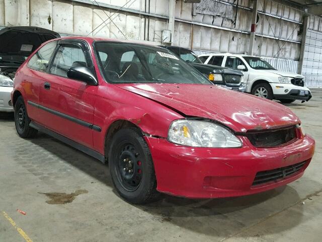 2HGEJ634XXH101784 - 1999 HONDA CIVIC DX RED photo 1