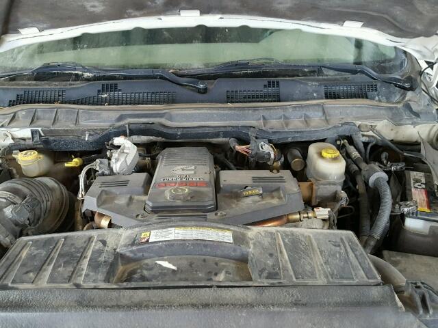 3D73Y3CL0AG134104 - 2010 DODGE RAM 3500 WHITE photo 7