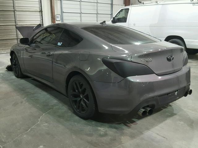 KMHHT6KD4DU101999 - 2013 HYUNDAI GENESIS CO GRAY photo 3