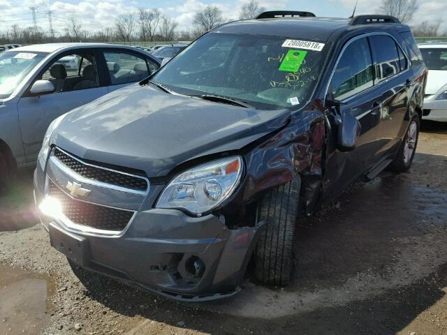 2CNFLEEW4A6317540 - 2010 CHEVROLET EQUINOX LT GRAY photo 2