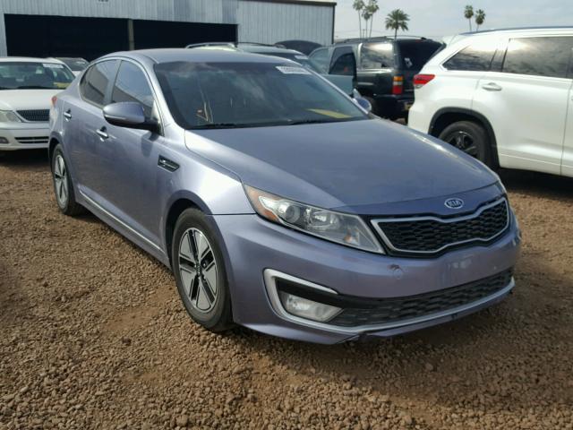 KNAGM4AD2C5010903 - 2012 KIA OPTIMA HYB BLUE photo 1