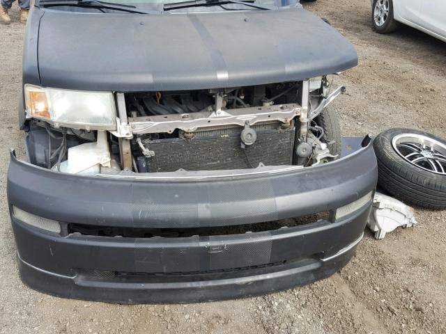 JTLKT324764031916 - 2006 TOYOTA SCION XB BLACK photo 9