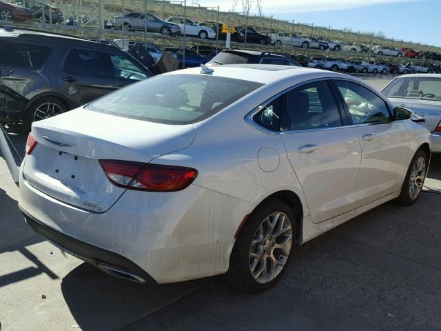 1C3CCCEG0GN179587 - 2016 CHRYSLER 200 C WHITE photo 4