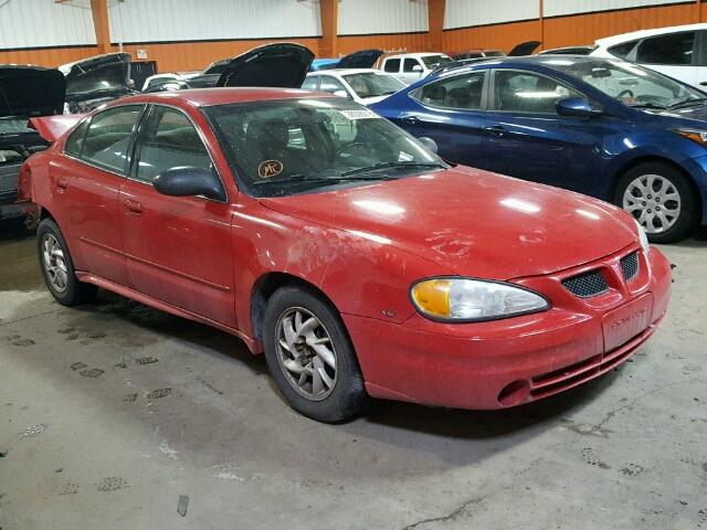 1G2NE52E95M237247 - 2005 PONTIAC GRAND AM S RED photo 1