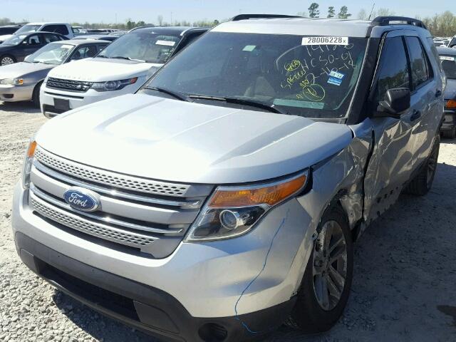 1FMHK7B81CGA93529 - 2012 FORD EXPLORER SILVER photo 2