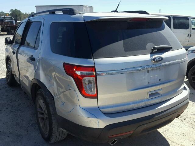 1FMHK7B81CGA93529 - 2012 FORD EXPLORER SILVER photo 3