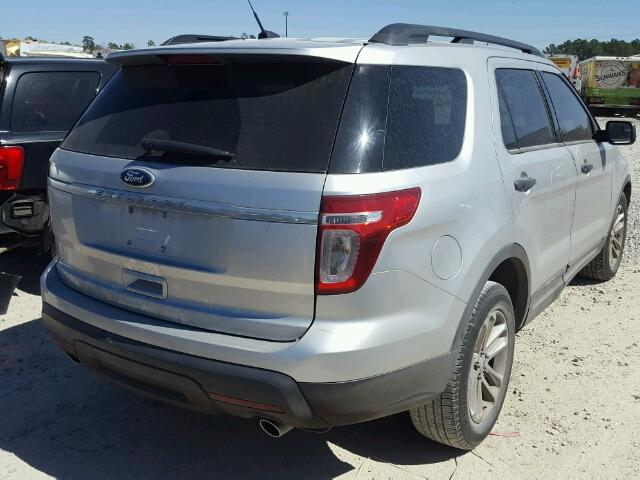 1FMHK7B81CGA93529 - 2012 FORD EXPLORER SILVER photo 4