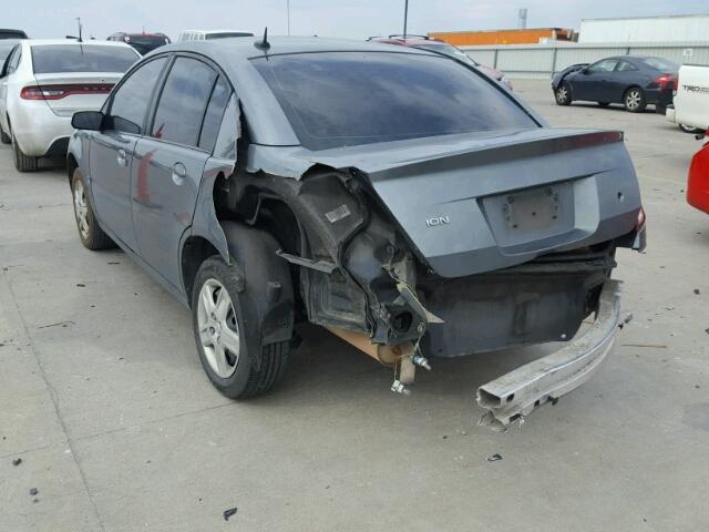 1G8AJ55F37Z130527 - 2007 SATURN ION LEVEL 灰色 照片 3