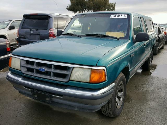 1FTCR14XXRPA76443 - 1994 FORD RANGER SUP GREEN photo 2