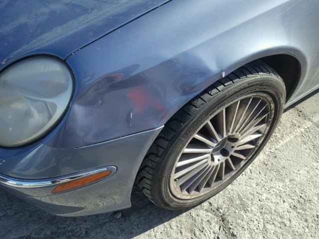 WDBUF65J74A435424 - 2004 MERCEDES-BENZ E 320 BLUE photo 9