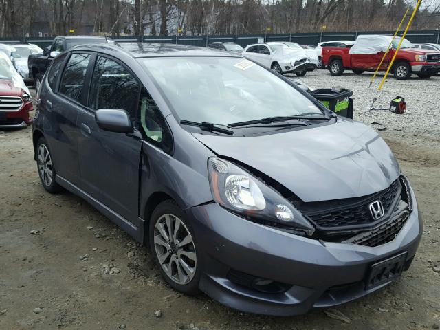 JHMGE8H57DC060911 - 2013 HONDA FIT SPORT GRAY photo 1