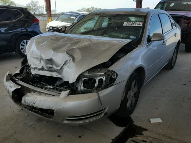 2G1WT58N389251698 - 2008 CHEVROLET IMPALA LT SILVER photo 2