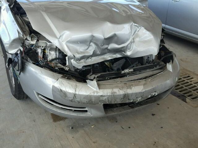 2G1WT58N389251698 - 2008 CHEVROLET IMPALA LT SILVER photo 9