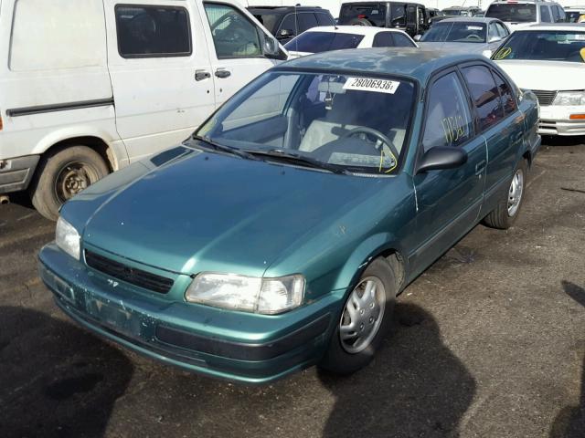 JT2EL56E7S0050838 - 1995 TOYOTA TERCEL DX GREEN photo 2