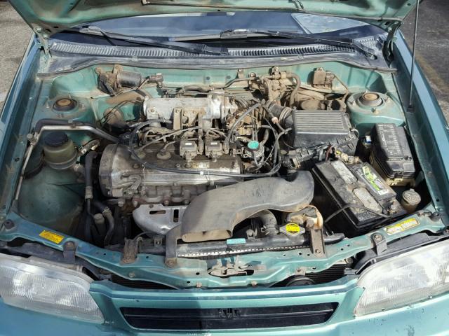 JT2EL56E7S0050838 - 1995 TOYOTA TERCEL DX GREEN photo 7