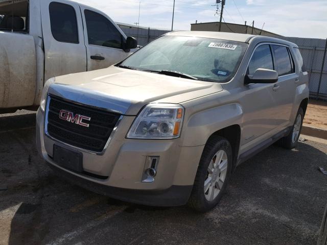 2GKALMEK9C6162447 - 2012 GMC TERRAIN SL GOLD photo 2