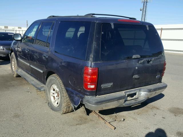 1FMRU1565YLB68379 - 2000 FORD EXPEDITION BLUE photo 3