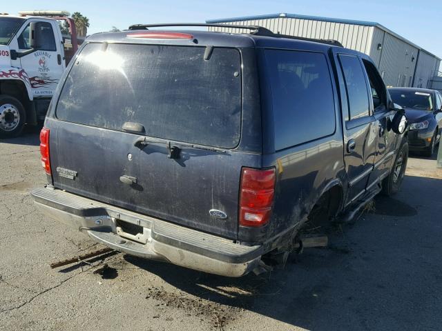 1FMRU1565YLB68379 - 2000 FORD EXPEDITION BLUE photo 4
