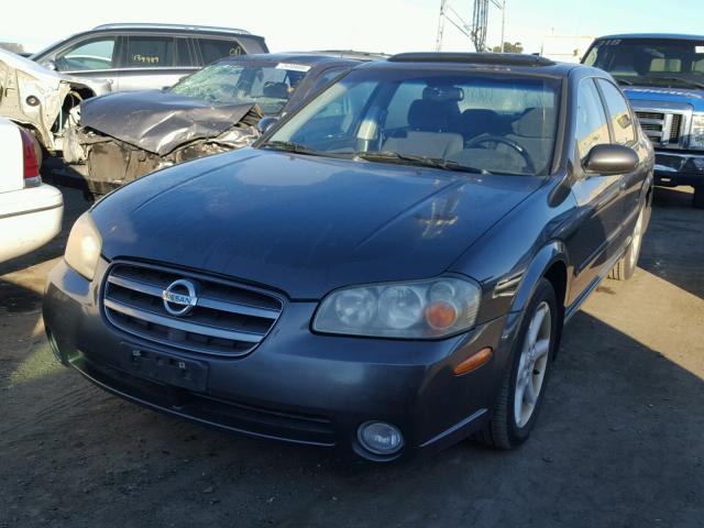 JN1DA31D63T524342 - 2003 NISSAN MAXIMA GLE GRAY photo 2