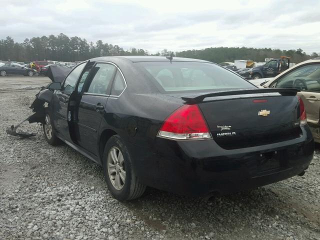 2G1WA5E30E1148628 - 2014 CHEVROLET IMPALA LIM BLACK photo 3