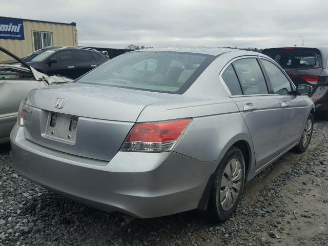 1HGCP2F32AA057190 - 2010 HONDA ACCORD LX SILVER photo 4