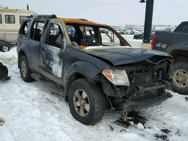 5N1AR18W97C613716 - 2007 NISSAN PATHFINDER BLACK photo 1