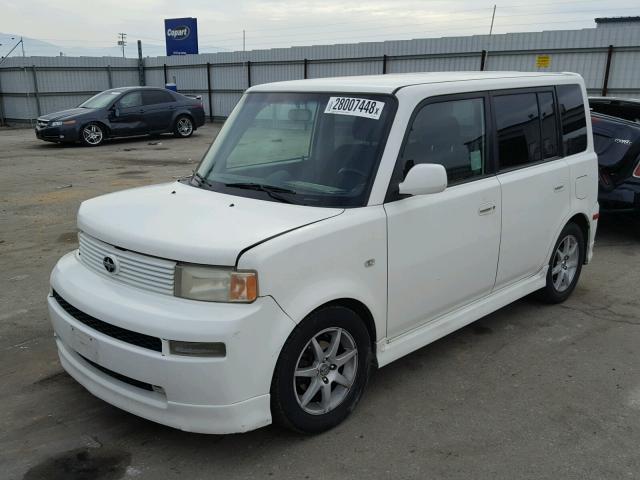 JTLKT324564032420 - 2006 TOYOTA SCION XB თეთრი ფოტო 2