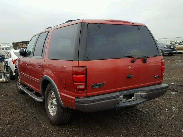 1FMRU15W82LA45764 - 2002 FORD EXPEDITION RED photo 3