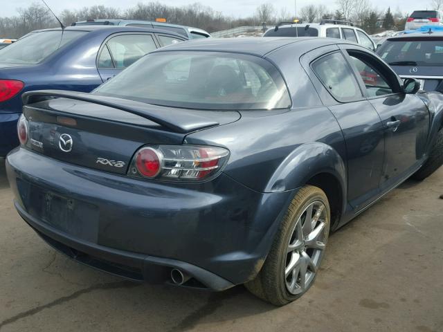 JM1FE173880215879 - 2008 MAZDA RX8 GRAY photo 4