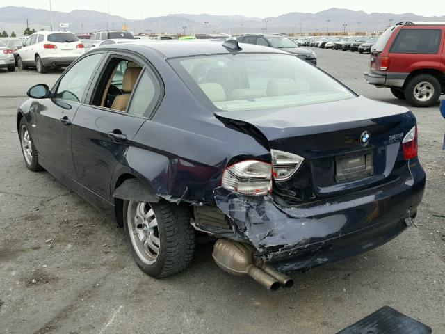 WBAVB53546KW28237 - 2006 BMW 323 I BLUE photo 3