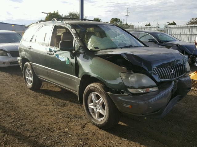 JT6HF10U7Y0108810 - 2000 LEXUS RX 300 GREEN photo 1