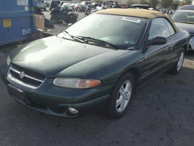 3C3EL55HXTT274584 - 1996 CHRYSLER SEBRING JX GREEN photo 2