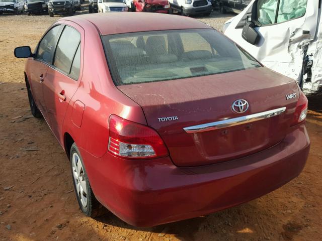 JTDBT923571055897 - 2007 TOYOTA YARIS RED photo 3