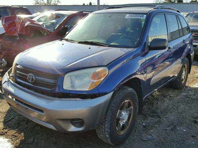 JTEHD20V756030160 - 2005 TOYOTA RAV4 BLUE photo 2