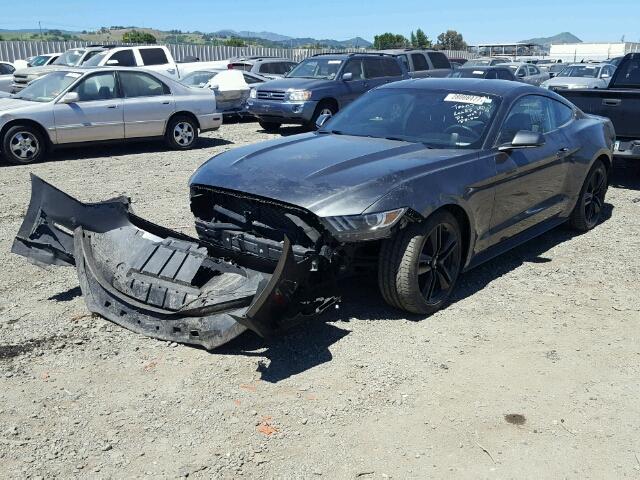 1FA6P8TH6F5339384 - 2015 FORD MUSTANG CHARCOAL photo 2