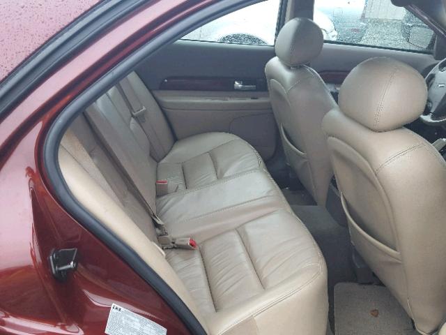 1LNHM86S2YY835010 - 2000 LINCOLN LS BURGUNDY photo 6